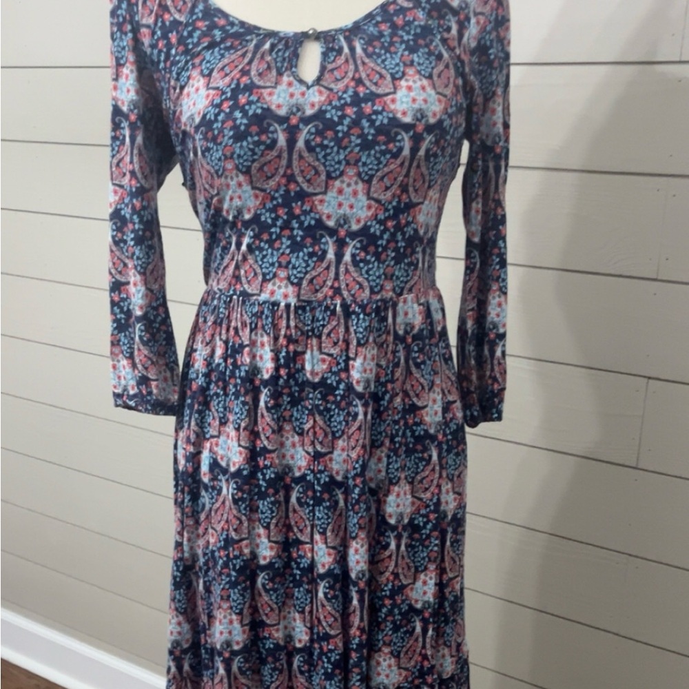 Matilda Jane Multicolor Paisley Midi Dress